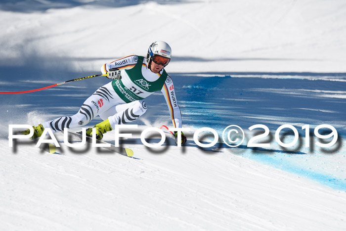 FIS, Int. Dt. Meisterschaft Abfahrt, Damen + Herren, 20.03.2019