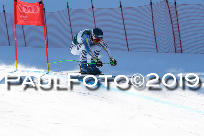FIS, Int. Dt. Meisterschaft Abfahrt, Damen + Herren, 20.03.2019