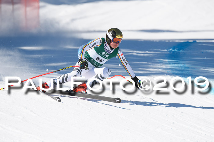 FIS, Int. Dt. Meisterschaft Abfahrt, Damen + Herren, 20.03.2019