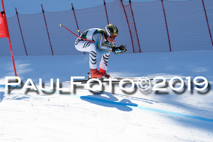 FIS, Int. Dt. Meisterschaft Abfahrt, Damen + Herren, 20.03.2019