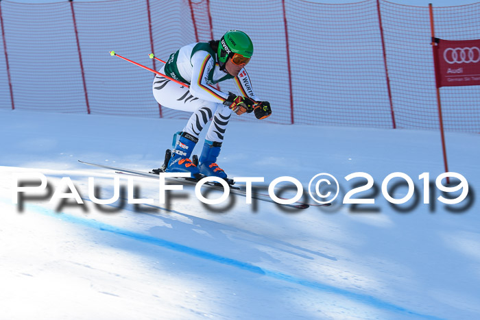 FIS, Int. Dt. Meisterschaft Abfahrt, Damen + Herren, 20.03.2019