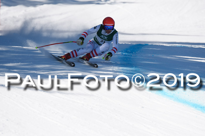 FIS, Int. Dt. Meisterschaft Abfahrt, Damen + Herren, 20.03.2019