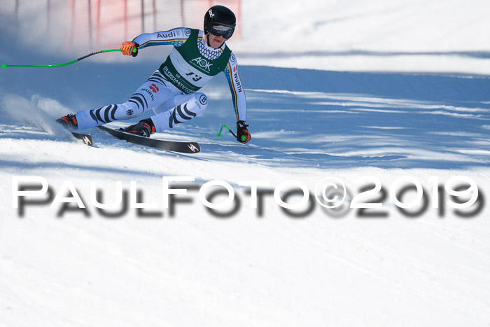 FIS, Int. Dt. Meisterschaft Abfahrt, Damen + Herren, 20.03.2019