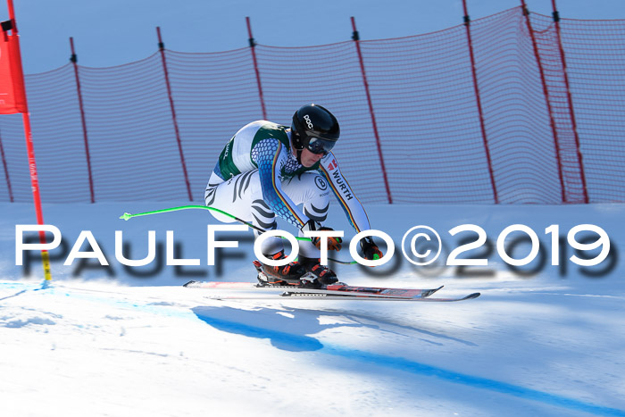 FIS, Int. Dt. Meisterschaft Abfahrt, Damen + Herren, 20.03.2019
