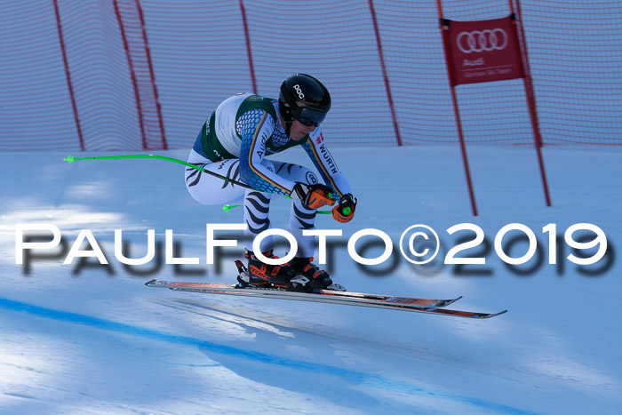 FIS, Int. Dt. Meisterschaft Abfahrt, Damen + Herren, 20.03.2019