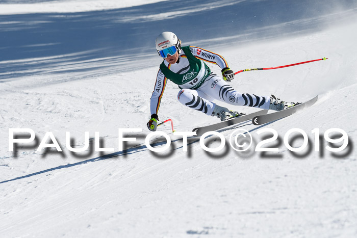 FIS, Int. Dt. Jugendmeisterschaft Abfahrt, Damen + Herren, 20.03.2019