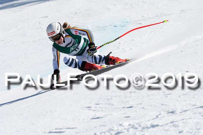 FIS, Int. Dt. Jugendmeisterschaft Abfahrt, Damen + Herren, 20.03.2019