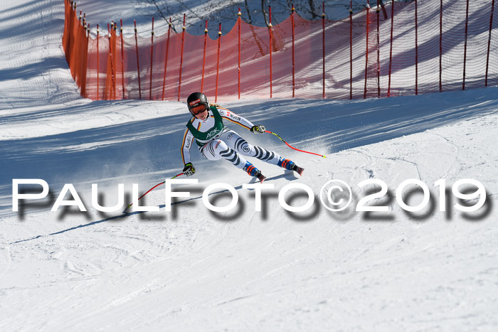 FIS, Int. Dt. Jugendmeisterschaft Abfahrt, Damen + Herren, 20.03.2019