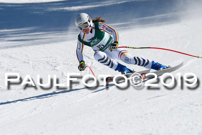 FIS, Int. Dt. Jugendmeisterschaft Abfahrt, Damen + Herren, 20.03.2019
