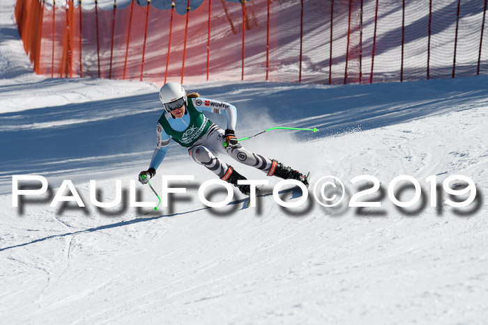 FIS, Int. Dt. Jugendmeisterschaft Abfahrt, Damen + Herren, 20.03.2019