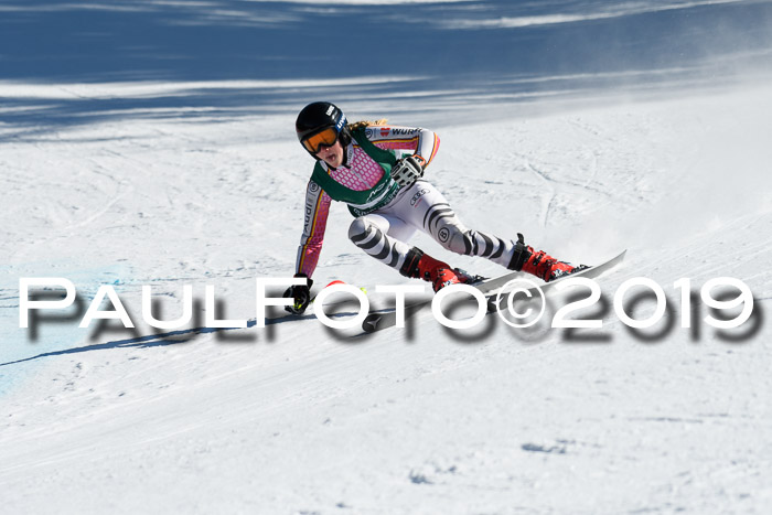 FIS, Int. Dt. Jugendmeisterschaft Abfahrt, Damen + Herren, 20.03.2019