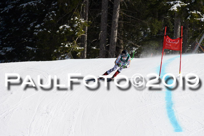 FIS, Int. Dt. Jugendmeisterschaft Abfahrt, Damen + Herren, 20.03.2019