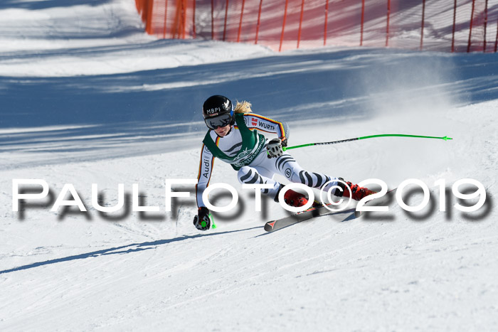 FIS, Int. Dt. Jugendmeisterschaft Abfahrt, Damen + Herren, 20.03.2019