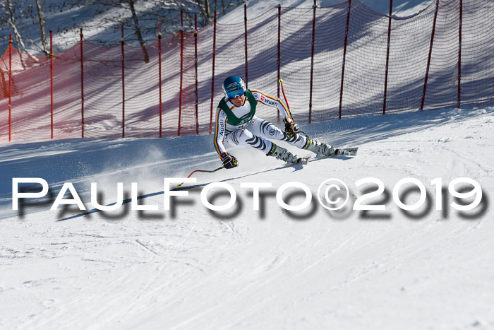 FIS, Int. Dt. Jugendmeisterschaft Abfahrt, Damen + Herren, 20.03.2019