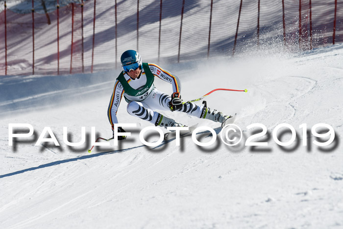 FIS, Int. Dt. Jugendmeisterschaft Abfahrt, Damen + Herren, 20.03.2019
