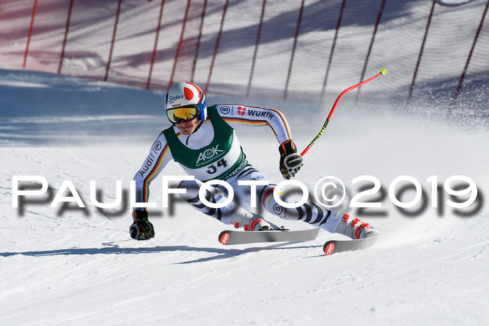 FIS, Int. Dt. Jugendmeisterschaft Abfahrt, Damen + Herren, 20.03.2019