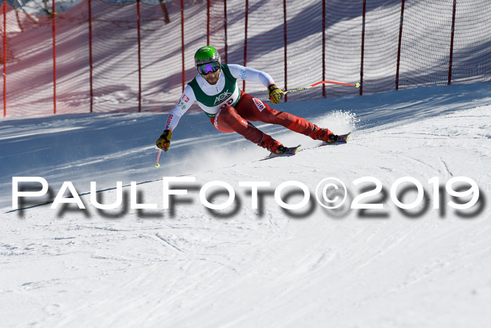 FIS, Int. Dt. Jugendmeisterschaft Abfahrt, Damen + Herren, 20.03.2019