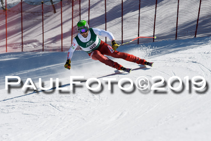 FIS, Int. Dt. Jugendmeisterschaft Abfahrt, Damen + Herren, 20.03.2019