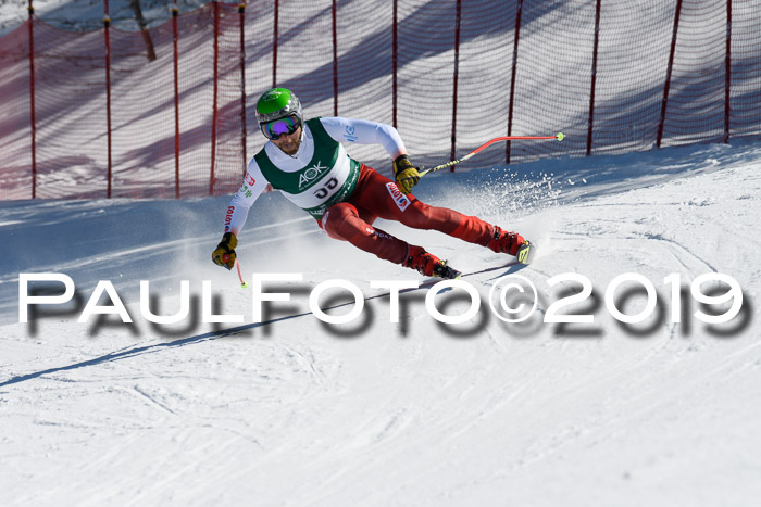 FIS, Int. Dt. Jugendmeisterschaft Abfahrt, Damen + Herren, 20.03.2019