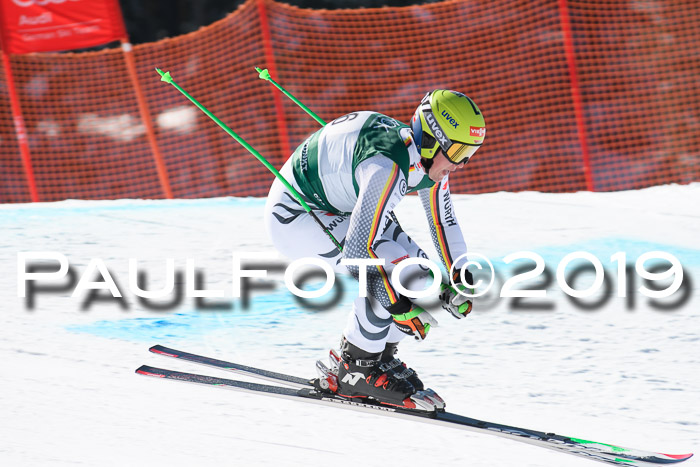 FIS, Int. Dt. Jugendmeisterschaft Abfahrt, Damen + Herren, 20.03.2019