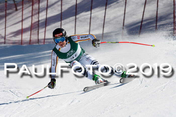 FIS, Int. Dt. Jugendmeisterschaft Abfahrt, Damen + Herren, 20.03.2019