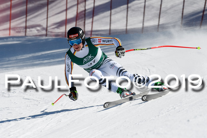 FIS, Int. Dt. Jugendmeisterschaft Abfahrt, Damen + Herren, 20.03.2019