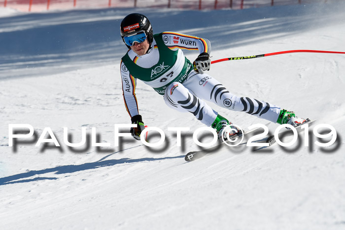FIS, Int. Dt. Jugendmeisterschaft Abfahrt, Damen + Herren, 20.03.2019