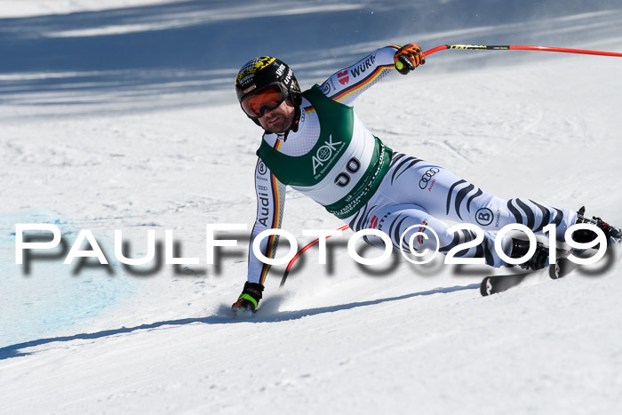 FIS, Int. Dt. Jugendmeisterschaft Abfahrt, Damen + Herren, 20.03.2019