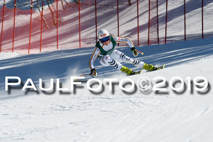 FIS, Int. Dt. Jugendmeisterschaft Abfahrt, Damen + Herren, 20.03.2019