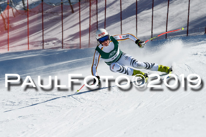 FIS, Int. Dt. Jugendmeisterschaft Abfahrt, Damen + Herren, 20.03.2019