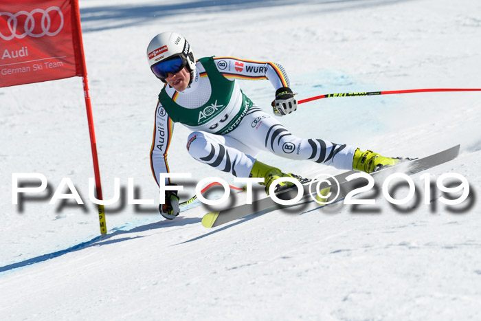 FIS, Int. Dt. Jugendmeisterschaft Abfahrt, Damen + Herren, 20.03.2019