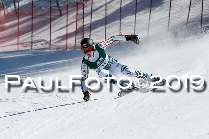 FIS, Int. Dt. Jugendmeisterschaft Abfahrt, Damen + Herren, 20.03.2019