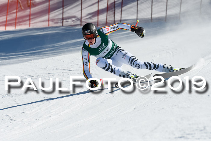 FIS, Int. Dt. Jugendmeisterschaft Abfahrt, Damen + Herren, 20.03.2019