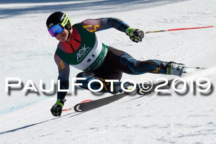 FIS, Int. Dt. Jugendmeisterschaft Abfahrt, Damen + Herren, 20.03.2019