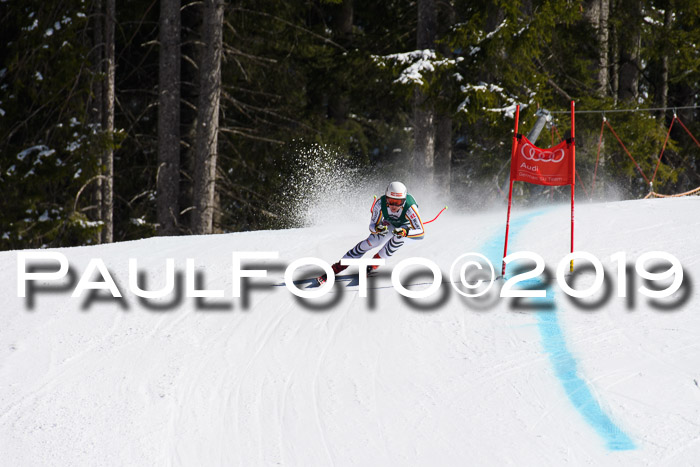 FIS, Int. Dt. Jugendmeisterschaft Abfahrt, Damen + Herren, 20.03.2019