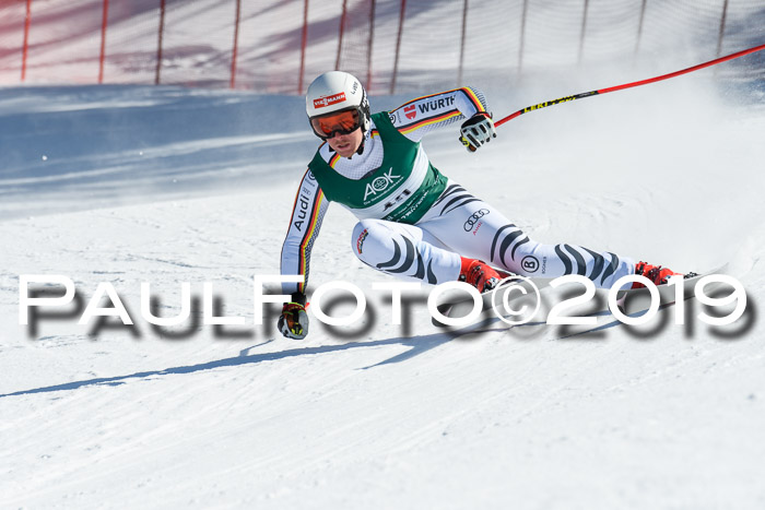 FIS, Int. Dt. Jugendmeisterschaft Abfahrt, Damen + Herren, 20.03.2019