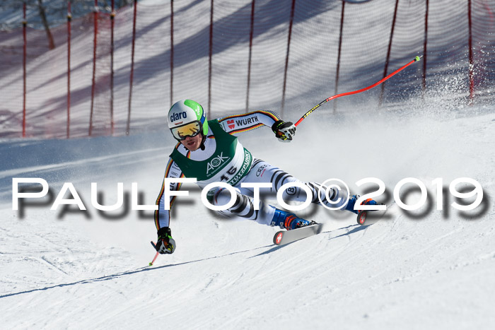 FIS, Int. Dt. Jugendmeisterschaft Abfahrt, Damen + Herren, 20.03.2019
