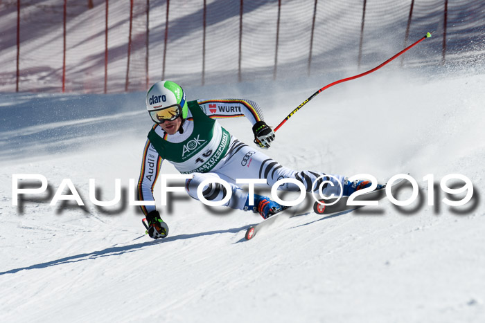 FIS, Int. Dt. Jugendmeisterschaft Abfahrt, Damen + Herren, 20.03.2019