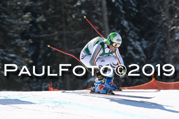 FIS, Int. Dt. Jugendmeisterschaft Abfahrt, Damen + Herren, 20.03.2019