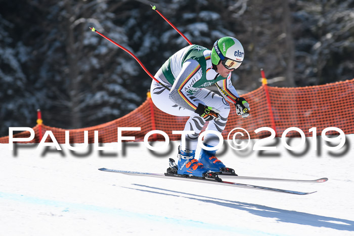 FIS, Int. Dt. Jugendmeisterschaft Abfahrt, Damen + Herren, 20.03.2019