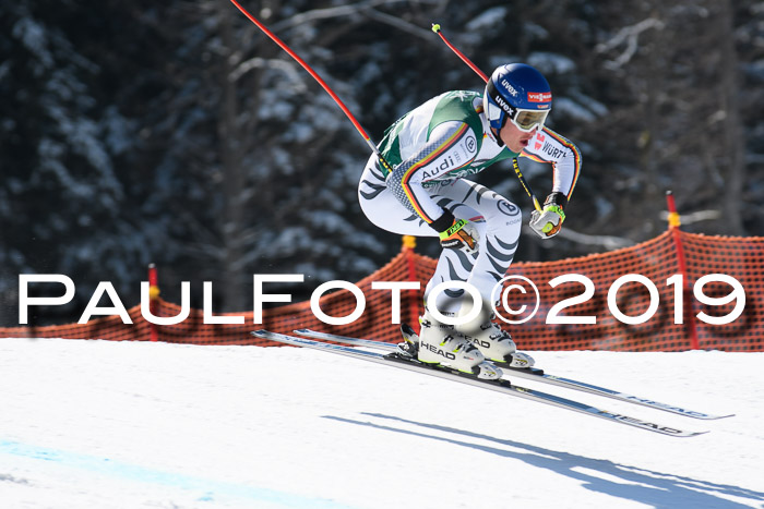 FIS, Int. Dt. Jugendmeisterschaft Abfahrt, Damen + Herren, 20.03.2019