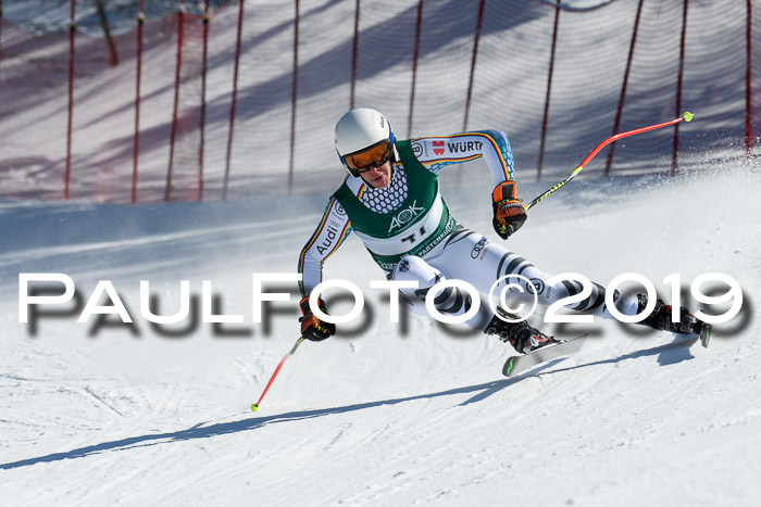 FIS, Int. Dt. Jugendmeisterschaft Abfahrt, Damen + Herren, 20.03.2019
