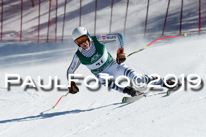 FIS, Int. Dt. Jugendmeisterschaft Abfahrt, Damen + Herren, 20.03.2019