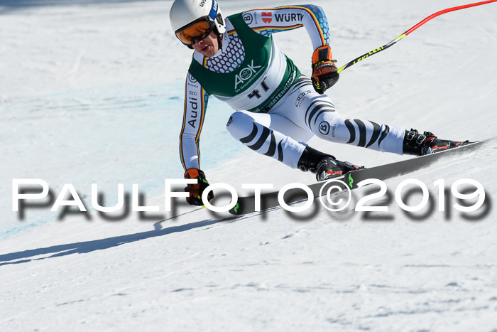 FIS, Int. Dt. Jugendmeisterschaft Abfahrt, Damen + Herren, 20.03.2019