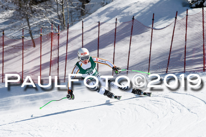 FIS, Int. Dt. Jugendmeisterschaft Abfahrt, Damen + Herren, 20.03.2019