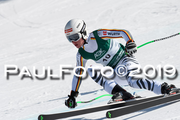 FIS, Int. Dt. Jugendmeisterschaft Abfahrt, Damen + Herren, 20.03.2019