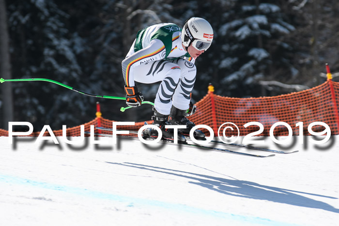FIS, Int. Dt. Jugendmeisterschaft Abfahrt, Damen + Herren, 20.03.2019