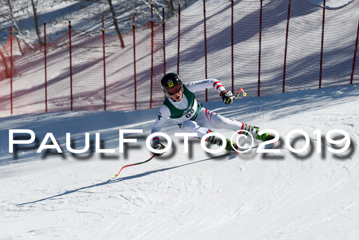 FIS, Int. Dt. Jugendmeisterschaft Abfahrt, Damen + Herren, 20.03.2019