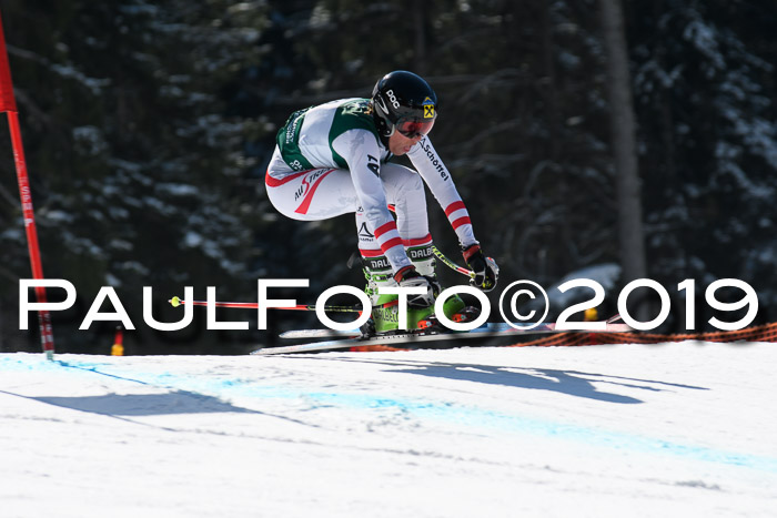 FIS, Int. Dt. Jugendmeisterschaft Abfahrt, Damen + Herren, 20.03.2019