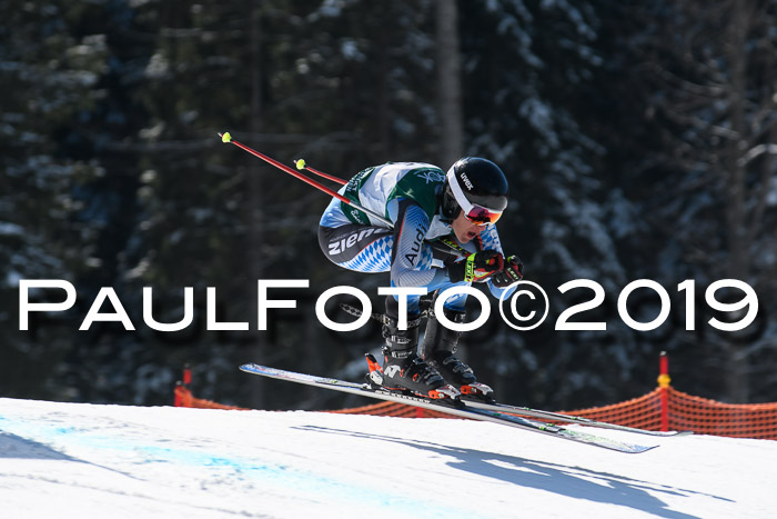 FIS, Int. Dt. Jugendmeisterschaft Abfahrt, Damen + Herren, 20.03.2019